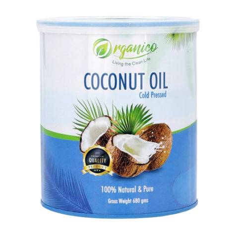 Organic Cold-Pressed Virgin Coconut Oil, 700ml | USDA Organic| Fresh Coconut Flavor