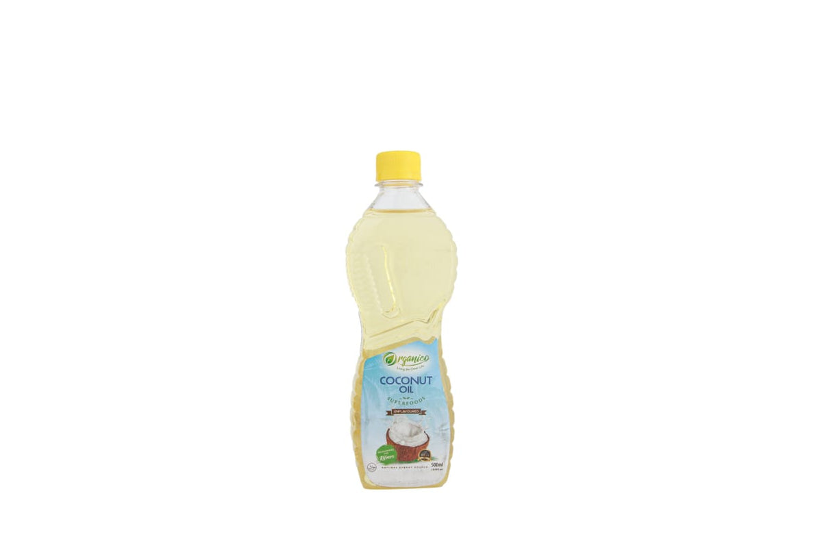 Organico's Unflavoured Coconut oil - 500ml | Keto Friendly